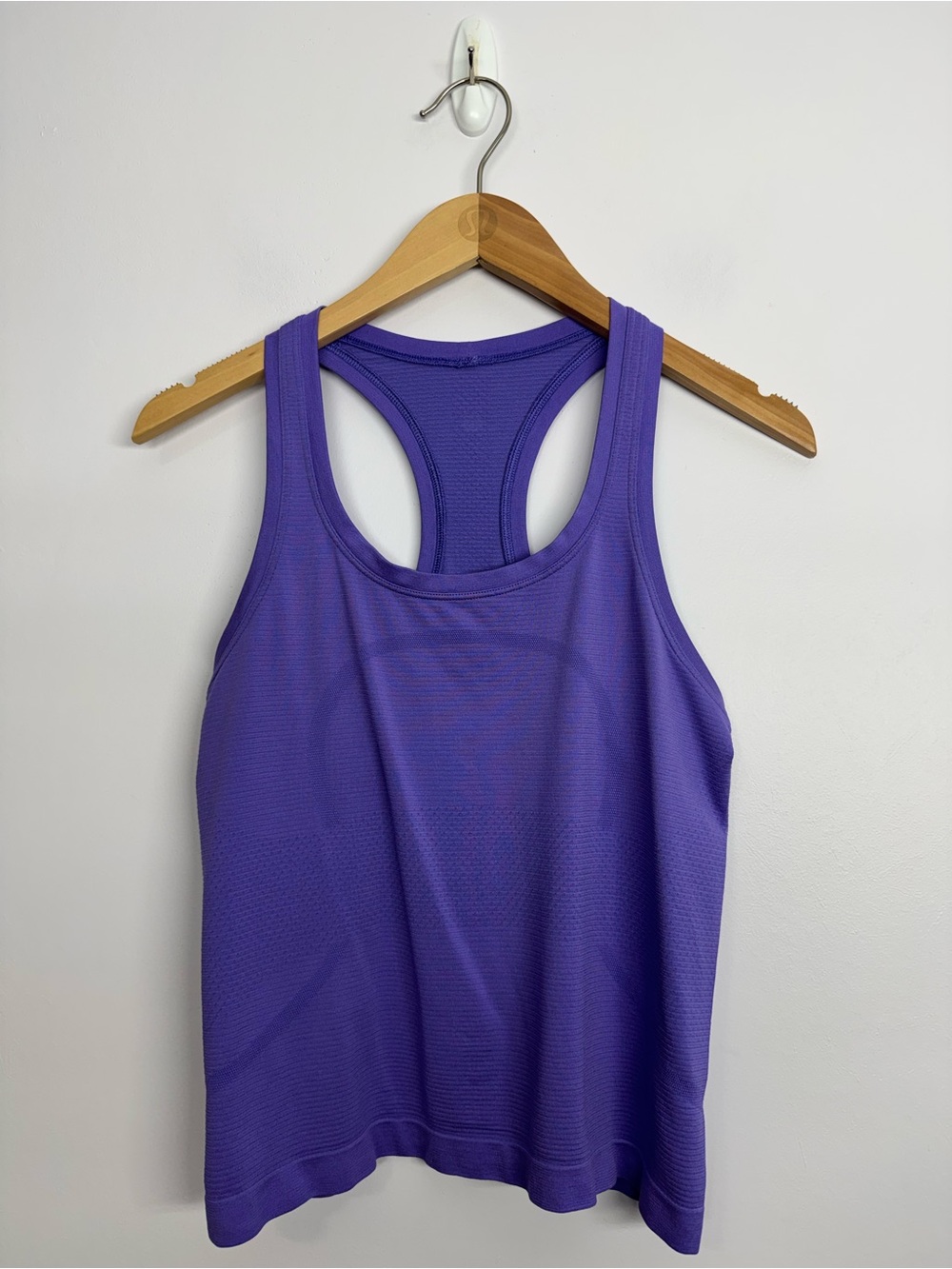 90: Lululemon Swiftly Tech Racerback Tank Top Race Length Charged Indigo Sz 6